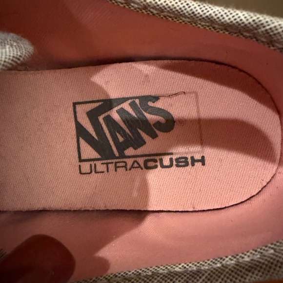 Vans Women's Tan Canvas Lace up Ultracush Skate Shoe, Size 9.5 - Picture 11 of 11